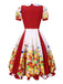 [Pre-Sale] Colorful 1950s Candy Gumball Machine Bubble Dress