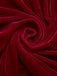 [Pre-Sale] Red 1930s Velvet Bandeau Fishtail Maxi Dress