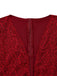 1920s Deep V-Neck Bell Sleeve Lace Mermaid Dress