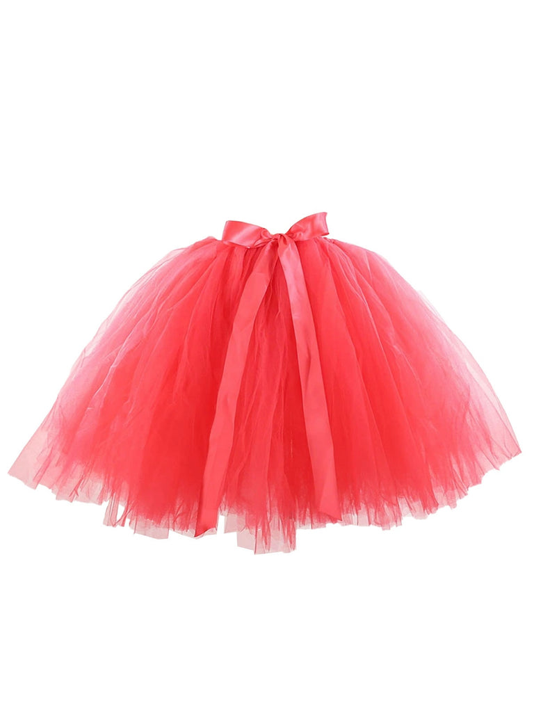 1950s Mesh Bow Tie Underskirt Petticoat