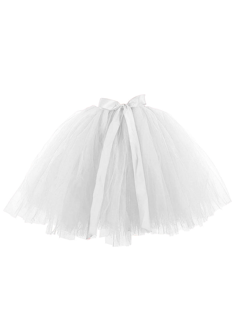 1950s Mesh Bow Tie Underskirt Petticoat