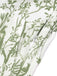2PCS 1930s Dolman Sleeve Lapel Blouse & Floral Pants