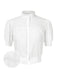 [Pre-Sale] White 1940s Embroidered Lace Stand Collar Blouse