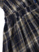 [Pre-Sale] [Plus Size] Blue 1940s Plaid Tie-Front Dress
