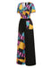[Pre-Sale] Multicolor 1940s Nightmare Before Christmas Sally Jumpsuit
