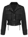 [Pre-Sale] Black 1950s Lapel Box Pleat Pocket Jacket