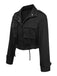 [Pre-Sale] Black 1950s Lapel Box Pleat Pocket Jacket