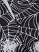 [Pre-Sale] 2PCS Halloween 1960s Fishnet Top & Spiderweb Flared Pants