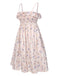 [Pre-Sale] [Plus Size] Pink 1970s Floral Ruffle-Hem Dress