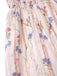 [Pre-Sale] [Plus Size] Pink 1970s Floral Ruffle-Hem Dress