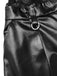 [Pre-Sale] Black 1930s Lace Leather Bandeau Jumpsuit