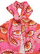 [Pre-Sale] Pink 1960s Halter Cutout Psychedelic Eye Jumpsuit
