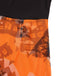 [Pre-Sale] Orange & Black 1960s Off-Shoulder Castle Bat Moon Dress