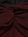[Pre-Sale] Wine Red 1930s Off Shoulder Wide Leg Sequin Jumpsuit