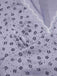 [Pre-Sale] Lavender 1940s Satin Ditsy Floral Lace V-Neck Dress
