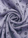 [Pre-Sale] Lavender 1940s Satin Ditsy Floral Lace V-Neck Dress