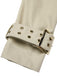[Pre-Sale] 2PCS Khaki 1980s Lapel Belted Jacket & Pencil Skirt