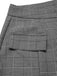 [Pre-Sale] Grey 1940s Houndstooth Faux Pocket Pants
