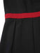 [Pre-Sale] Black 1950s Contrast Lace Patchwork Boat Neck Dress