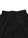 2PCS Black 1950s Halloween Witch Lace Ruffled Blouse & Skirt