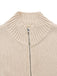 Beige 1950s Lapel Sleeveless Knitted Vest