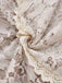Beige 1930s Halloween Vampire Bride Lace Dress Set