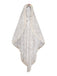 Beige 1930s Halloween Vampire Bride Lace Dress Set