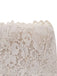 Beige 1930s Halloween Vampire Bride Lace Dress Set