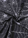 Black 1950s Halloween Spider Web Sleeveless Dress