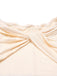 [Pre-Sale] Khaki 1930s Off Shoulder Knit Belt Mermaid Dress