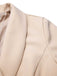 [Pre-Sale] Cream Color 1950s Shawl Collar Swing Coat