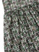 [Pre-Sale] Green 1950s Double Ruffle Sleeve Bow Plaid Mesh Dress