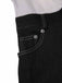 [Pre-Sale] Black 1930s Shirt Collar Box-Pleat Denim Jumpsuit