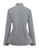 Grey 1940s Faux-Wool Stand Collar Buttons Jacket