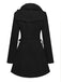 1940s Removable Faux-Fur Collar Buttons Coat