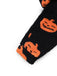 Orange 1930s Halloween Pumpkin Zipper Hooded Jumpsuit