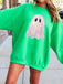 1980s Halloween Ghost Pumpkin Vintage Sweatshirt