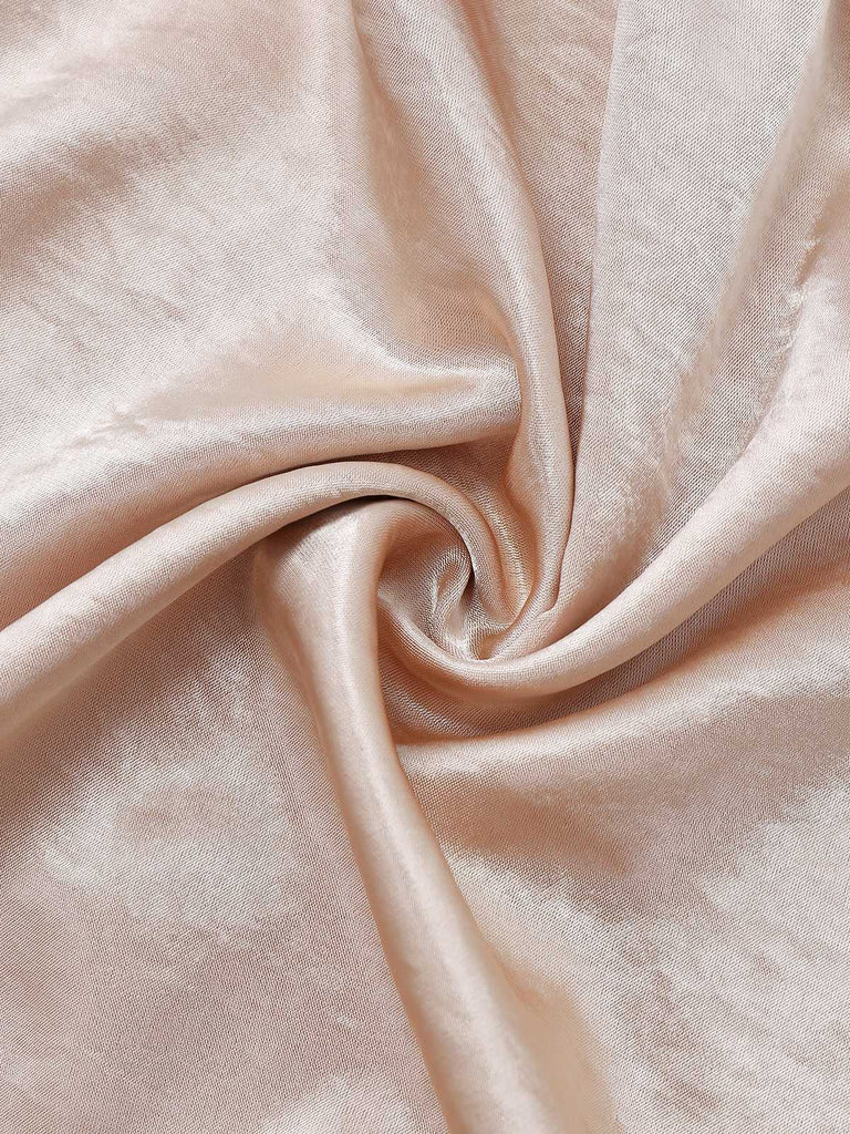 [Pre-Sale] Champagne 1950s Pearl Chain Satin Cropped Jacket