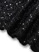 [Pre-Sale] Black 1960s Halter Bow Sequin Dress