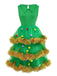 Green 1950s Christmas Tree Tiered Dress Set