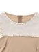 Beige 1930s Beaded & Feather Patchwork Mermaid Dress