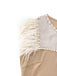 Beige 1930s Beaded & Feather Patchwork Mermaid Dress