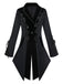 Black 1950s Embroidered Floral Victoiran Style Jacket