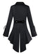 Black 1950s Embroidered Floral Victoiran Style Jacket