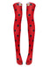Red 1960s Miraculous Bubble Cosplay Costume Set