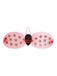 Red 1960s Miraculous Bubble Cosplay Costume Set
