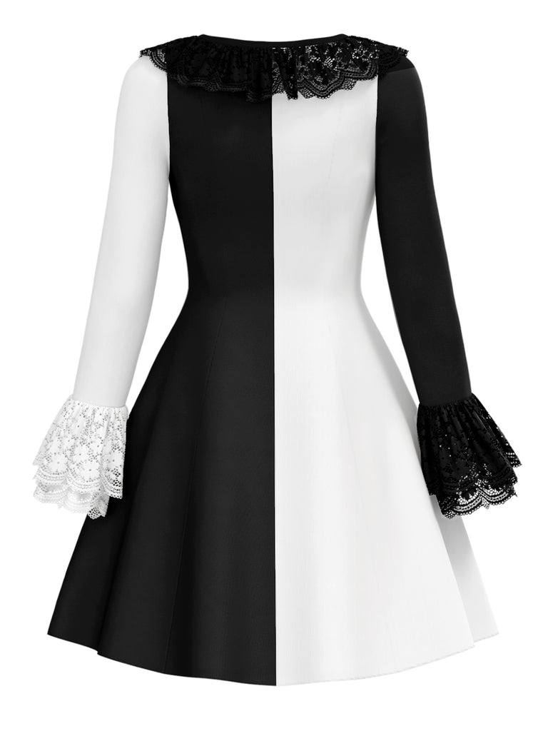 [Pre-Sale] 1960s Lace Ruffled Halloween Terrifier Costume Dress