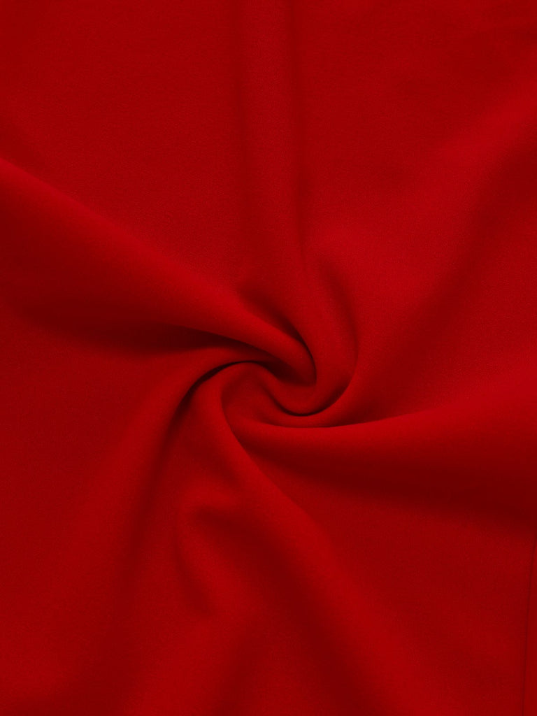 1950s Solid Lapel Floral Lace Tie Neck Jumpsuit