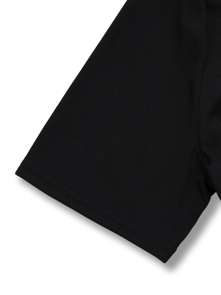 Khaki 1970s Knitted Square Neck Floral Dress