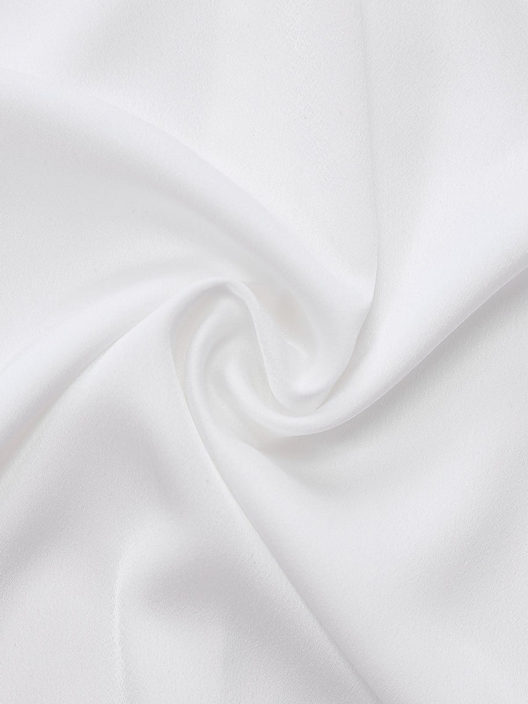 [Pre-Sale] 2PCS White & Black 1940s Blouse & Tartan Overall Pants